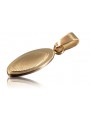 "No Stones Original Vintage 14K Rose Gold Pendant" vpn017 vpn017