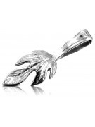 Sterling Silver 925 Vintage Leaf Pendant - No Stone vpn018s