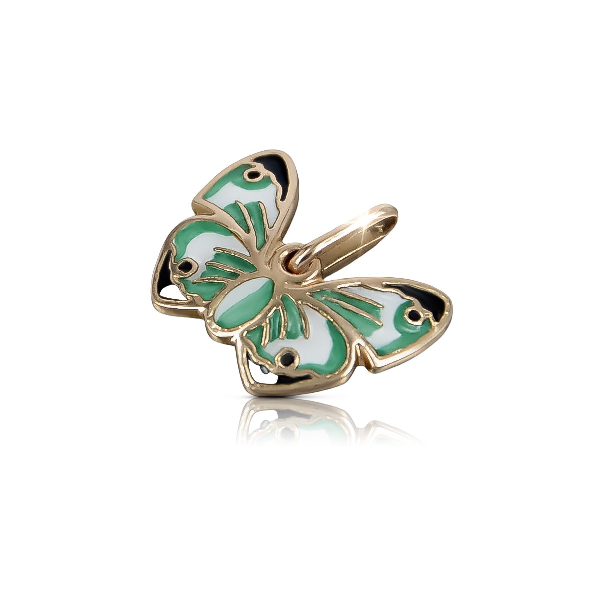 "Mariposa antigua sin piedras en Oro rosa antiguo original de 14k" vpn022 vpn022