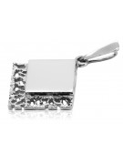 Pendentif feuille vintage en argent sterling 925, Pas de pierre vpn041s