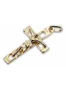 Golden Catholic Cross ★ russiangold.com ★ Gold 585 333 Low price