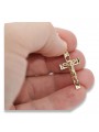 Golden Catholic Cross ★ russiangold.com ★ Gold 585 333 Low price