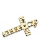 Golden Catholic Cross ★ russiangold.com ★ Gold 585 333 Low price