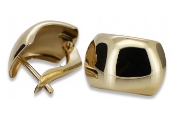 Pendientes de oro de 14k ★ https://zlotychlopak.pl/es/ ★ Oro fino 585 333 Barato!