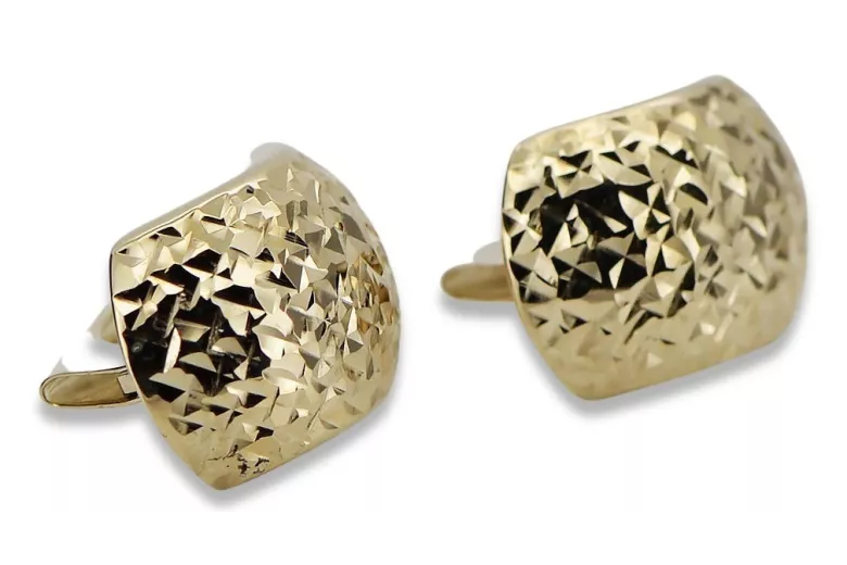 Pendientes de oro de 14k ★ https://zlotychlopak.pl/es/ ★ Oro fino 585 333 Barato!