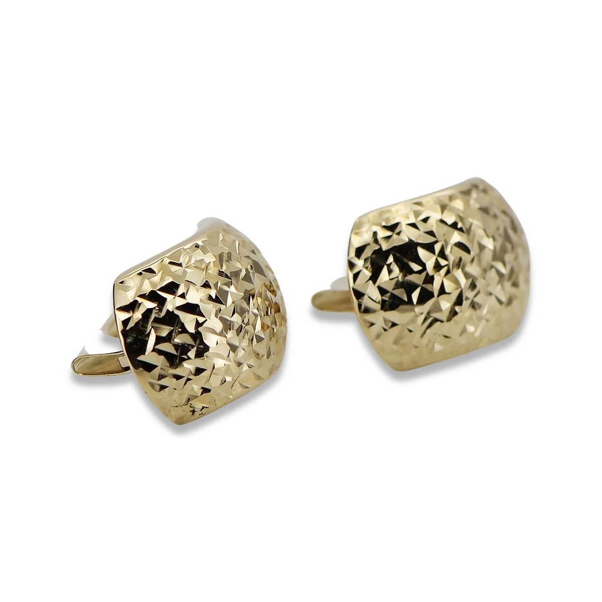 Pendientes de oro de 14k ★ https://zlotychlopak.pl/es/ ★ Oro fino 585 333 Barato!