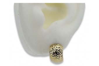 Złote kolczyki 14k ★ zlotychlopak.pl ★ Złoto próba 585 333 Tanio!