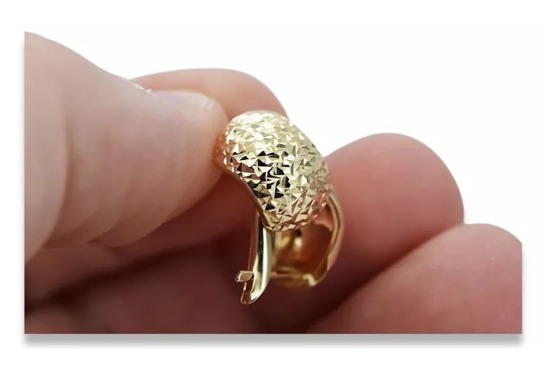 Золоті сережки 14k ★ https://zlotychlopak.pl/uk/ ★ Чисте золото 585 333 Дешево!