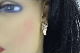 Pendientes de oro de 14k ★ https://zlotychlopak.pl/es/ ★ Oro fino 585 333 Barato!