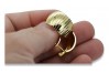 14k Желтое Золото Серьги. cen034y