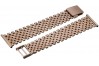 Винтажный розовый золотой мужской браслет-часы 14K mbw003r