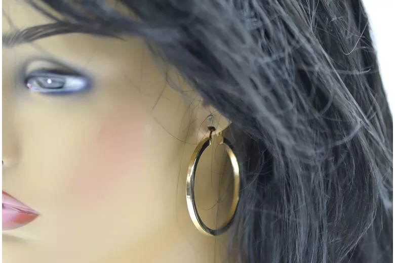 Pendientes de oro ★ https://zlotychlopak.pl/es/ ★ Muestra de oro 585 333 ¡Precio bajo!