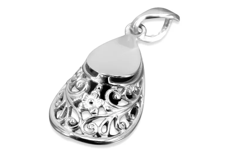 Pendentif Fer à Cheval Vintage en Argent Sterling 925 vpn074s