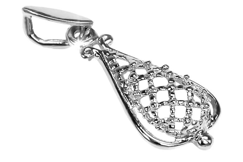 Pendentif Vintage en Argent Sterling 925, Pas de Pierre vpn082s