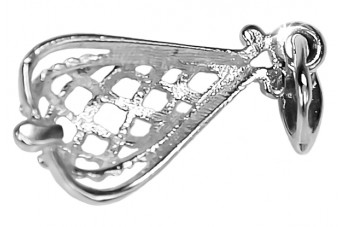 Pendentif Vintage en Argent Sterling 925, Pas de Pierre vpn082s