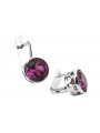 925 Sterling Silber, Amethyst Ohrringe vec107s