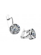 Boucles d'oreilles en argent sterling 925, Zircone vec107s