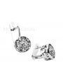 Pendientes Vintage Plata de Ley 925, Ajust. Turquesa y Amatista vec107s