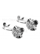 Boucles d'oreilles en argent sterling 925, Réglag Vintage vec018s Soviétique vec018s