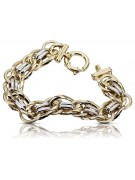 Bracelet ★ en or rose jaune russiangold.com ★ Or 585 333 Prix bas