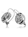 Boucles d'oreilles vintage en or rose 14 carats 585 avec monture élégante vec114 vec114