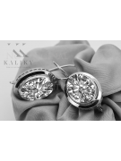 Pendientes de Plata y Oro Rosa Vintage 925 vec114rp