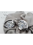 Aretes Vintage de Plata 925 con Circón vec114s