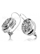 Boucles d'oreilles en argent sterling 925 vintage vec114s