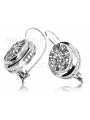 Boucles d'oreilles en argent sterling 925 vintage vec114s