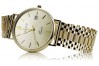 Italian Yellow 14k 585 Gold Men's Watch Geneve Collection mw006y&mbw001y