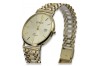 Reloj de Hombre en Oro Amarillo Italiano de 14k 585 Geneve mw006y&mbw001y