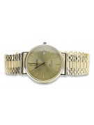 Montre Homme en Or 14k 585 Jaune Italien Genève mw006y&mbw001y