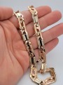 russian rose soviet gold garibaldi bismark bracelet chain