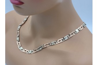 Chaîne de bracelet russe rose soviétique Garibaldi Bismark