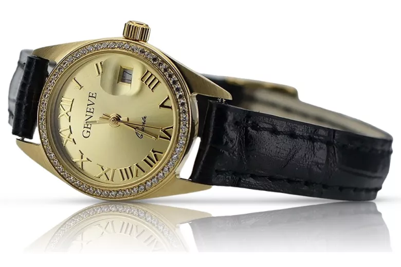 Gold ladies watch ★ zlotychlopak.pl ★ Gold purity 585 333 Low price!