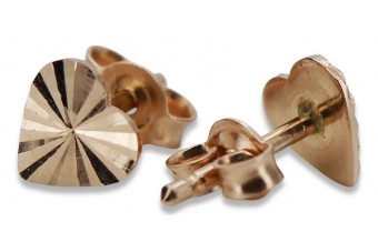 Boucles d’oreilles en or zlotychlopak.pl ★ Échantillon d’or ★ 585 333 Prix bas!
