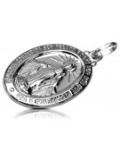 "14K White Gold Iconic Mary Medallion Pendant" pm006w pm006w