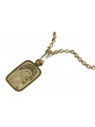 Gold Mary medallion icon pendant ★ zlotychlopak.pl ★ Gold 585 333 low price