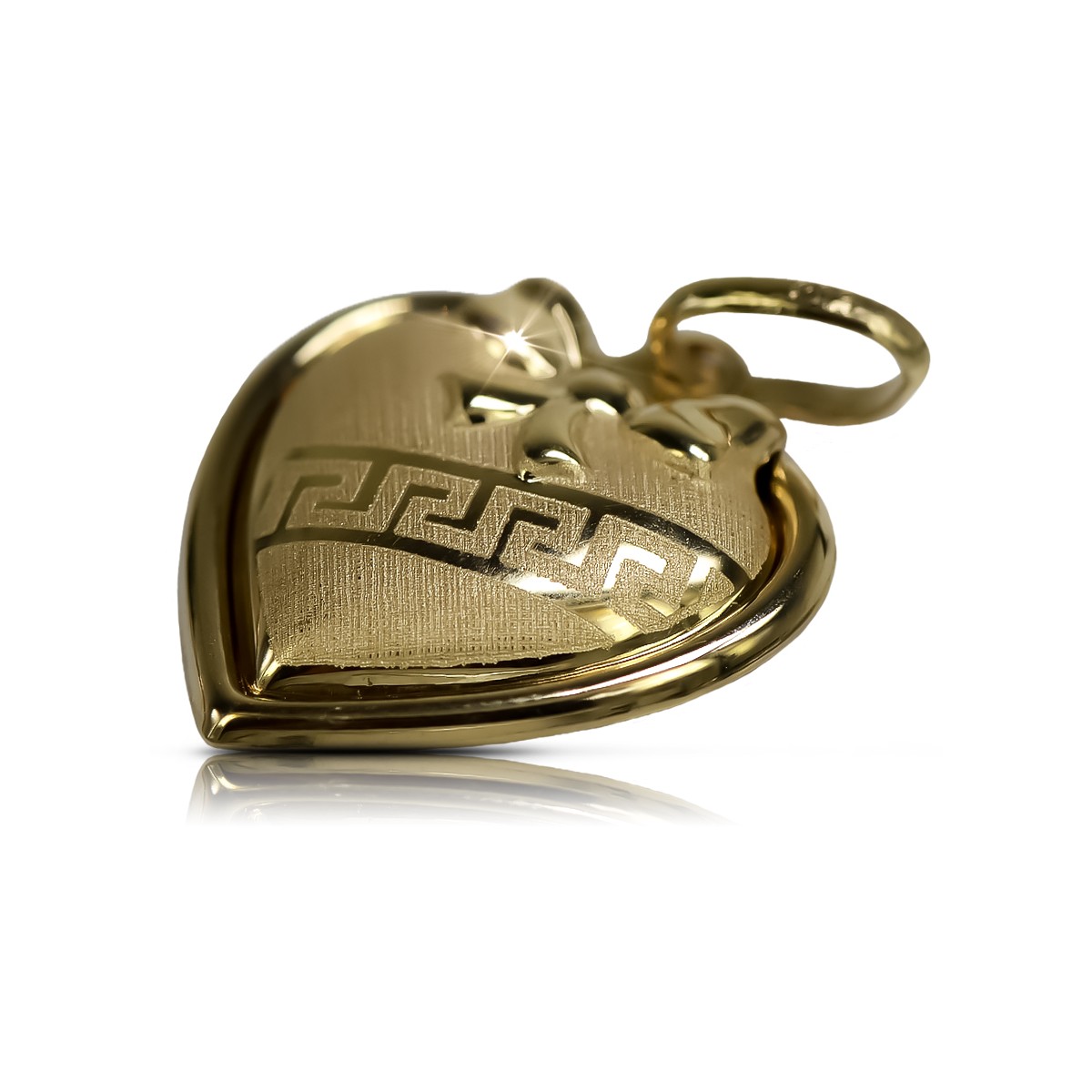 Pendentif ★ médaille d’or médaillon icône zlotychlopak.pl ★ or 585 333 petit prix