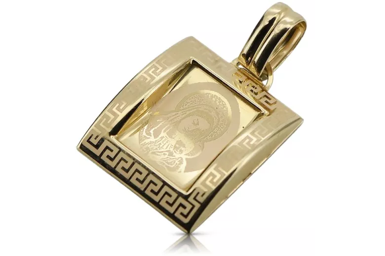 Gold Mary medallion icon pendant ★ zlotychlopak.pl ★ Gold 585 333 low price