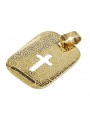 14K Yellow Gold Jesus Icon Pendant pm010