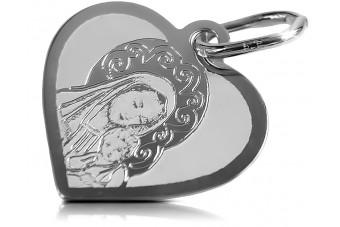 Colgante ★ Gold Mary medallón icono zlotychlopak.pl ★ Oro 585 333 precio bajo