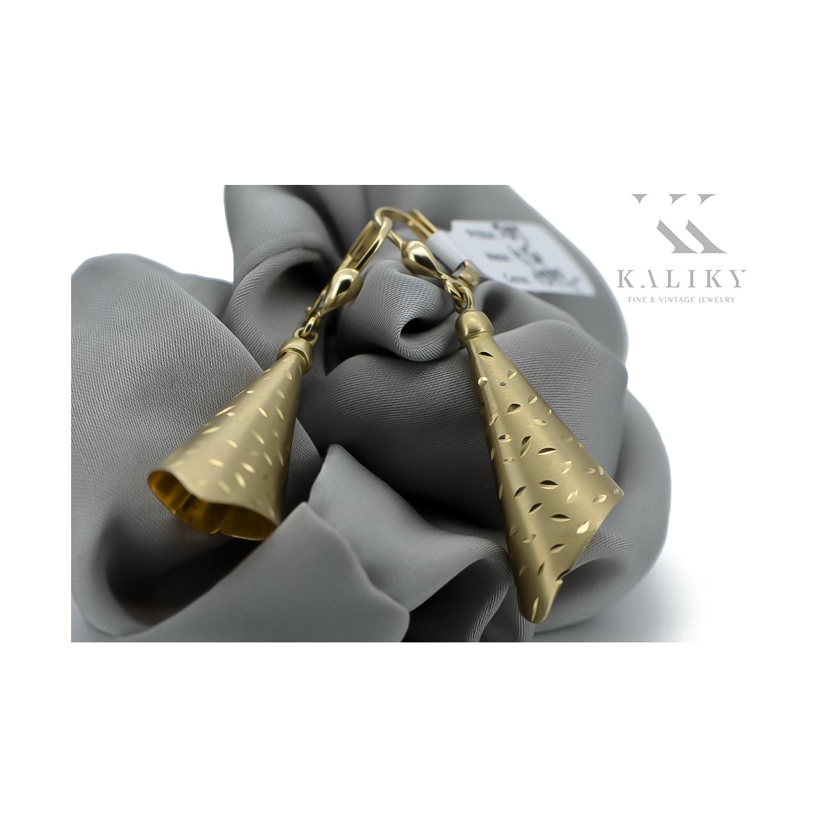 Gold earrings ★ zlotychlopak.pl ★ Gold sample 585 333 Low price!