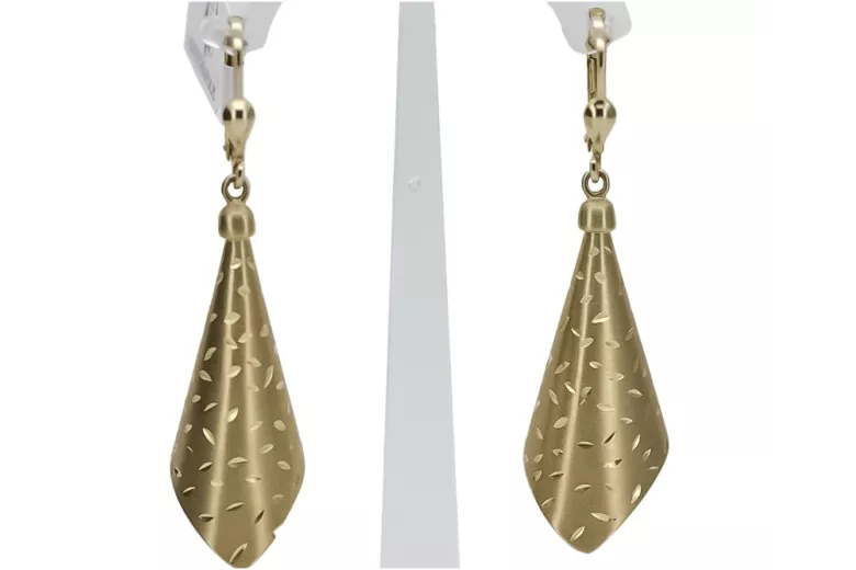 Gold earrings ★ zlotychlopak.pl ★ Gold sample 585 333 Low price!