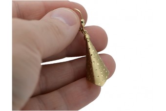 Złote kolczyki 14k ★ zlotychlopak.pl ★ Złoto próba 585 333 Tanio!