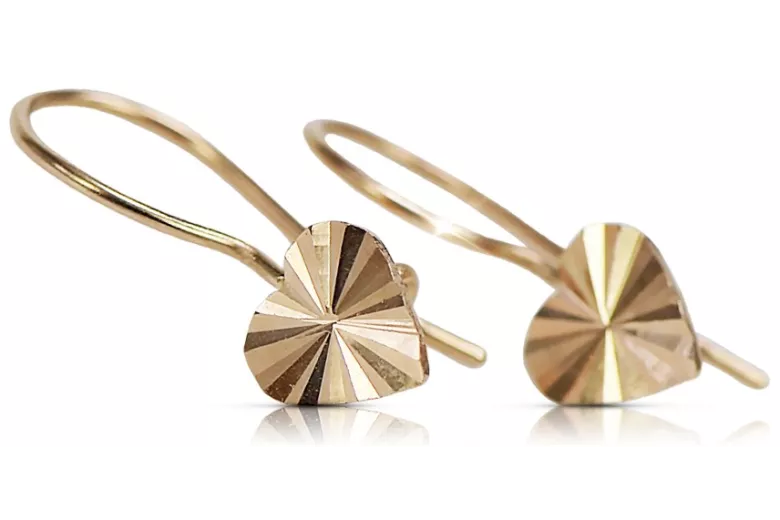 Boucles d’oreilles en or zlotychlopak.pl ★ Échantillon d’or ★ 585 333 Prix bas!