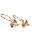 Boucles d’oreilles en or zlotychlopak.pl ★ Échantillon d’or ★ 585 333 Prix bas!