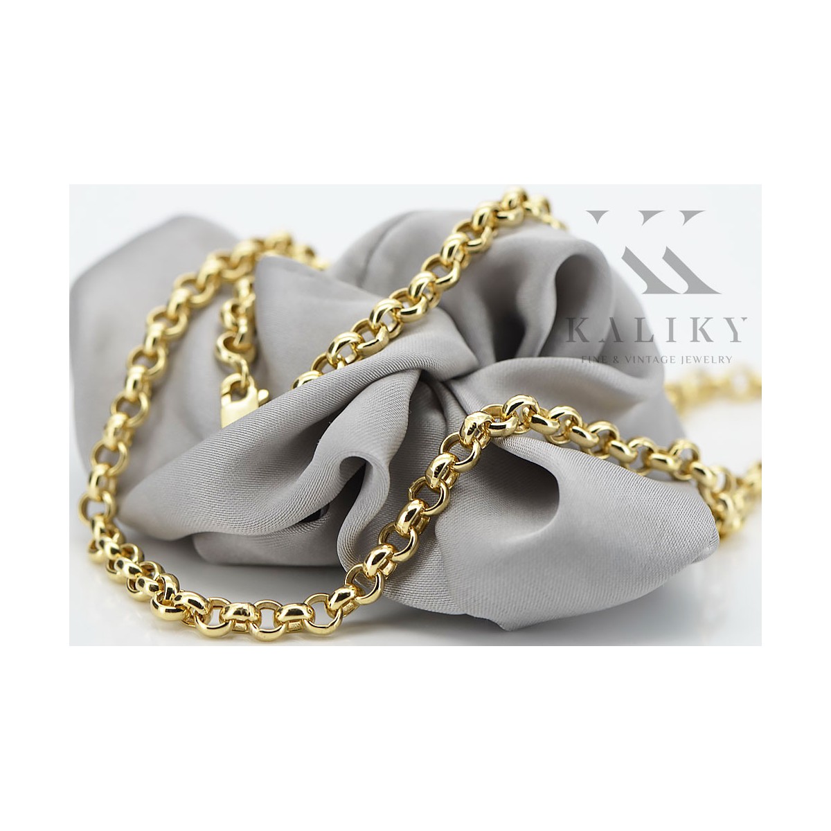 Yellow rose gold chain ★ russiangold.com ★ Gold 585 333 Low price