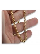 Italienisches Gelbgold 14 Karat Ankerkette cc025y