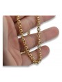 Yellow rose gold chain ★ russiangold.com ★ Gold 585 333 Low price